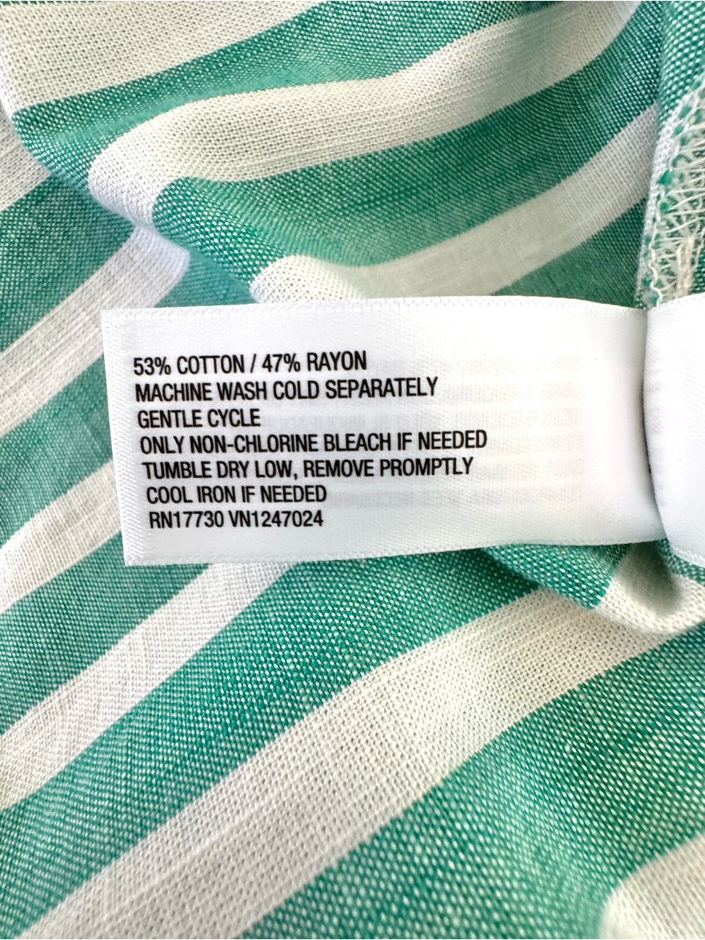 NWT Universal Thread Green Stripe Maxi Dress M - Picture 13 of 15